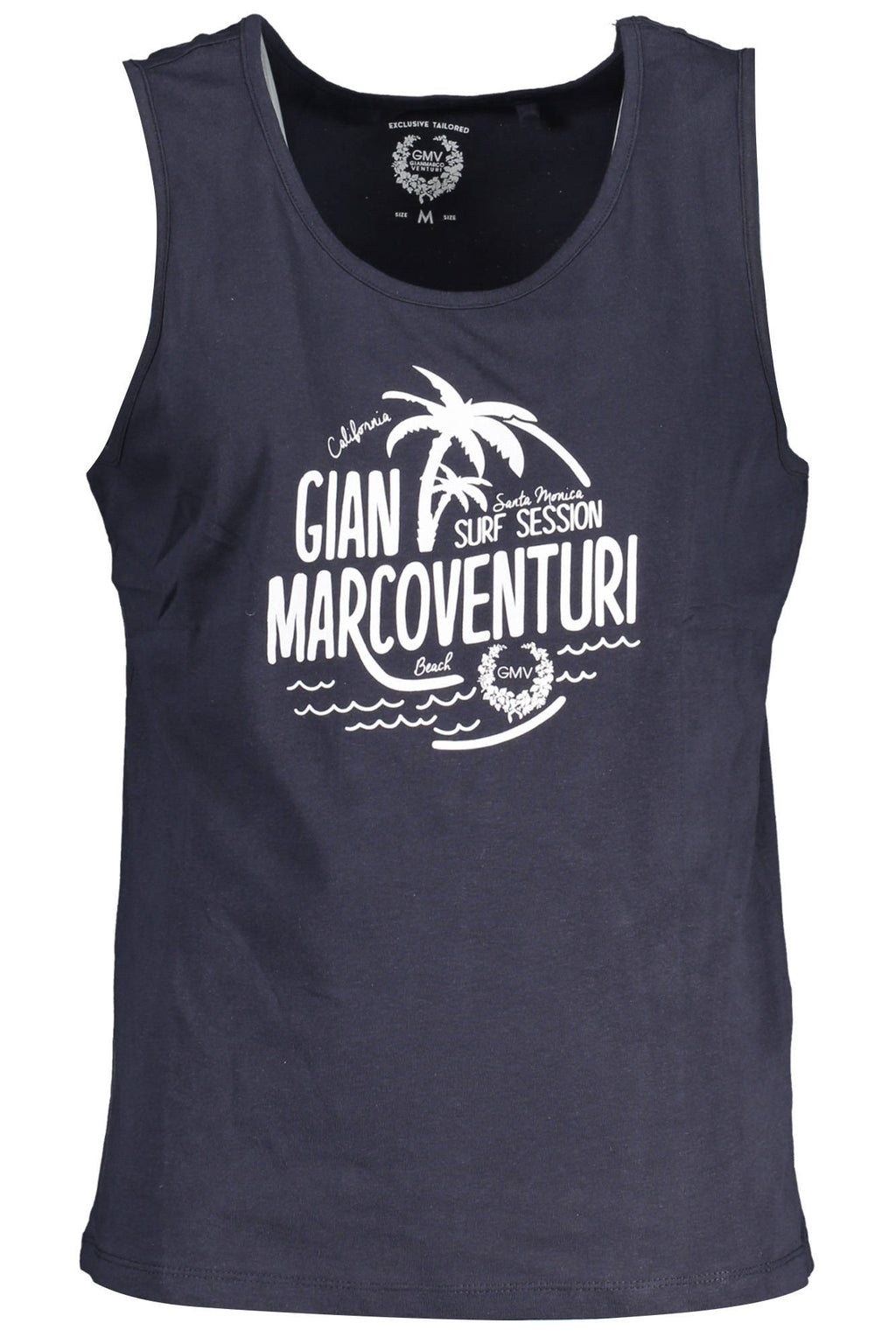 GIAN MARCO VENTURI CANOTTA UOMO BLU