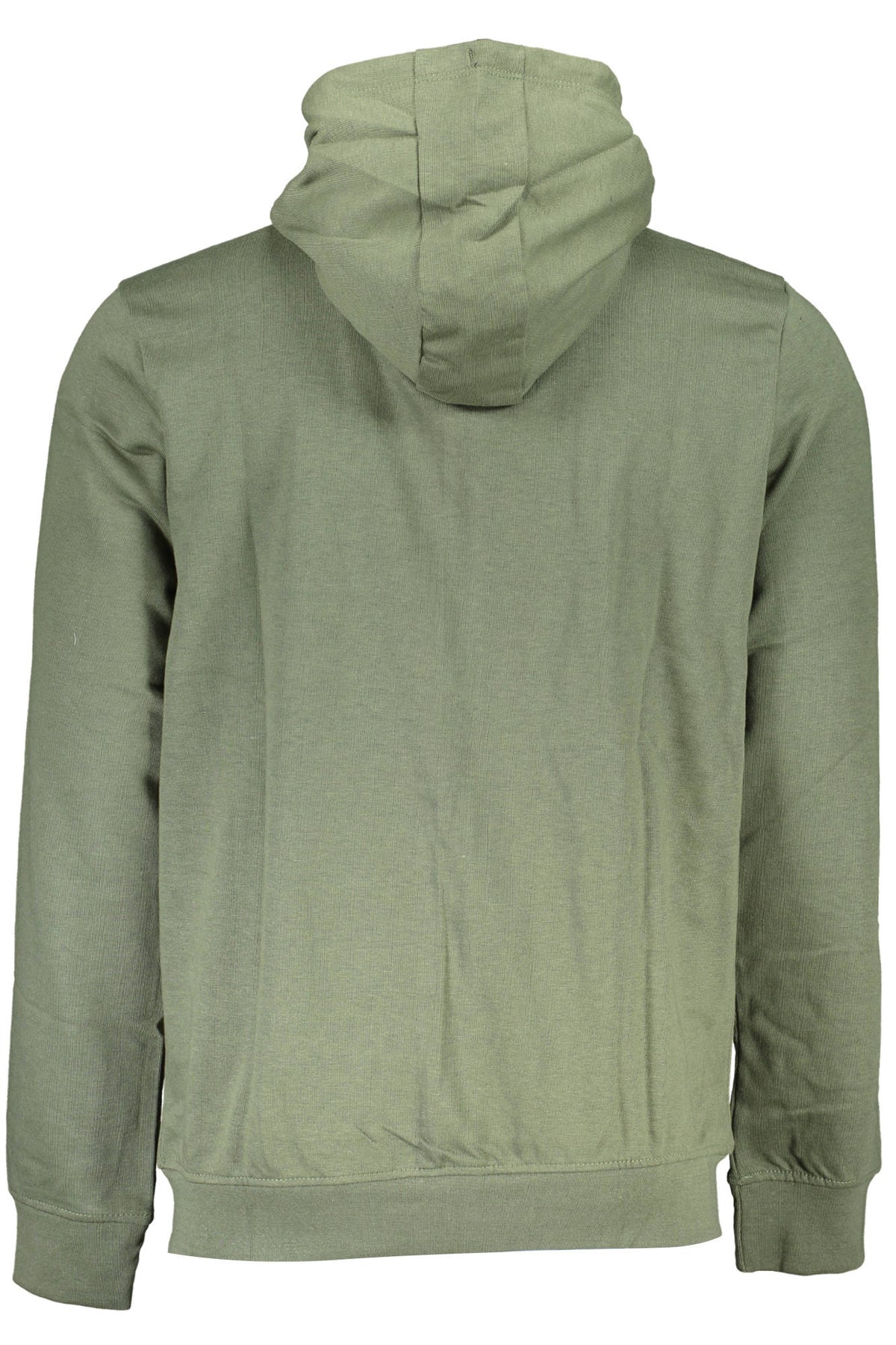 GIAN MARCO VENTURI FELPA CON ZIP UOMO VERDE