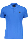 GIAN MARCO VENTURI POLO MANICHE CORTE UOMO BLU