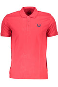 GIAN MARCO VENTURI POLO MANICHE CORTE UOMO ROSSO