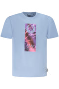 GIAN MARCO VENTURI T-SHIRT MANICHE CORTE UOMO AZZURRO