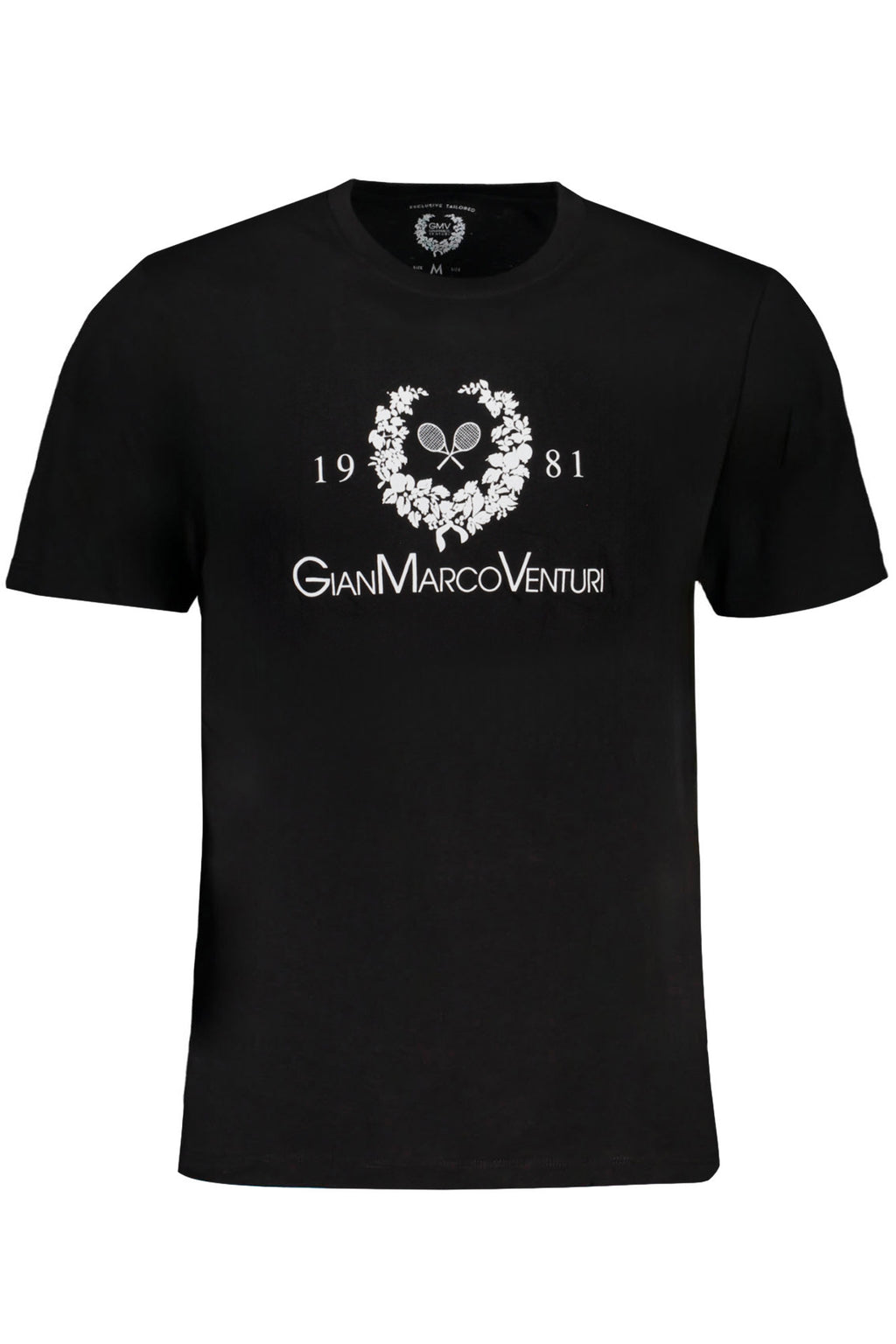 GIAN MARCO VENTURI T-SHIRT MANICHE CORTE UOMO NERO