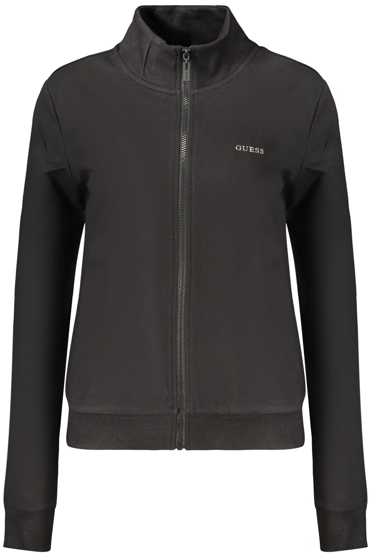 GUESS JEANS FELPA CON ZIP DONNA NERO