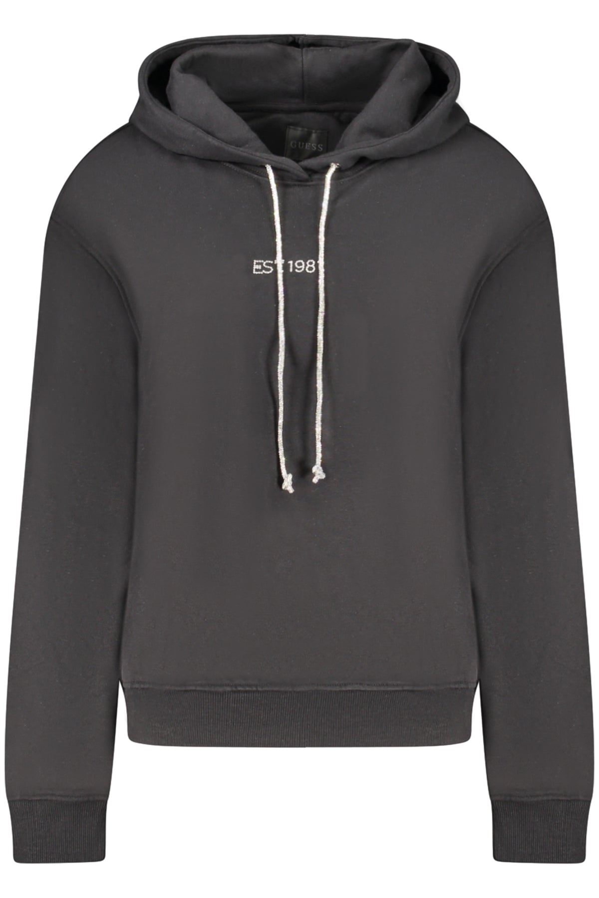 GUESS JEANS FELPA SENZA ZIP DONNA NERO