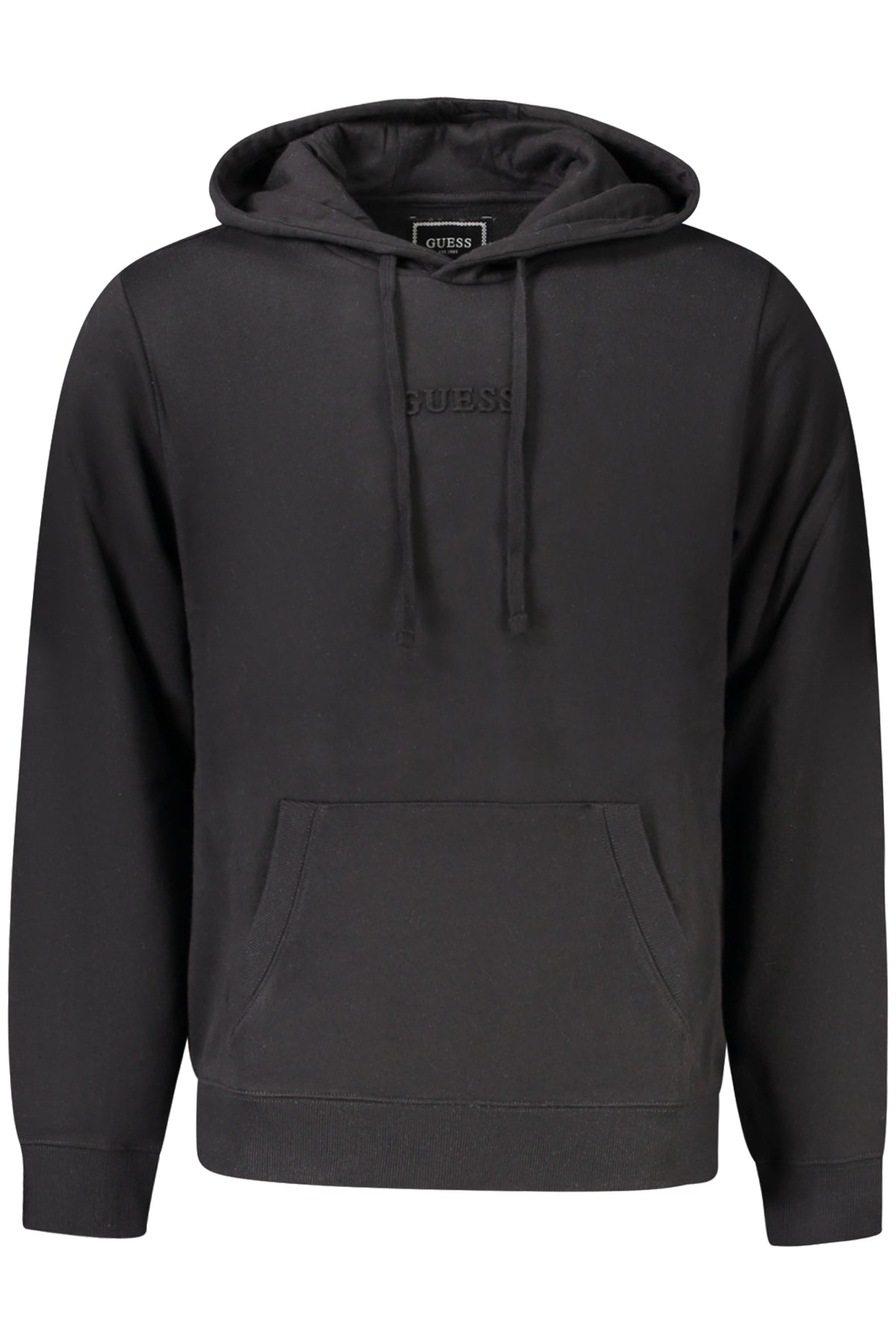 GUESS JEANS FELPA SENZA ZIP UOMO NERO