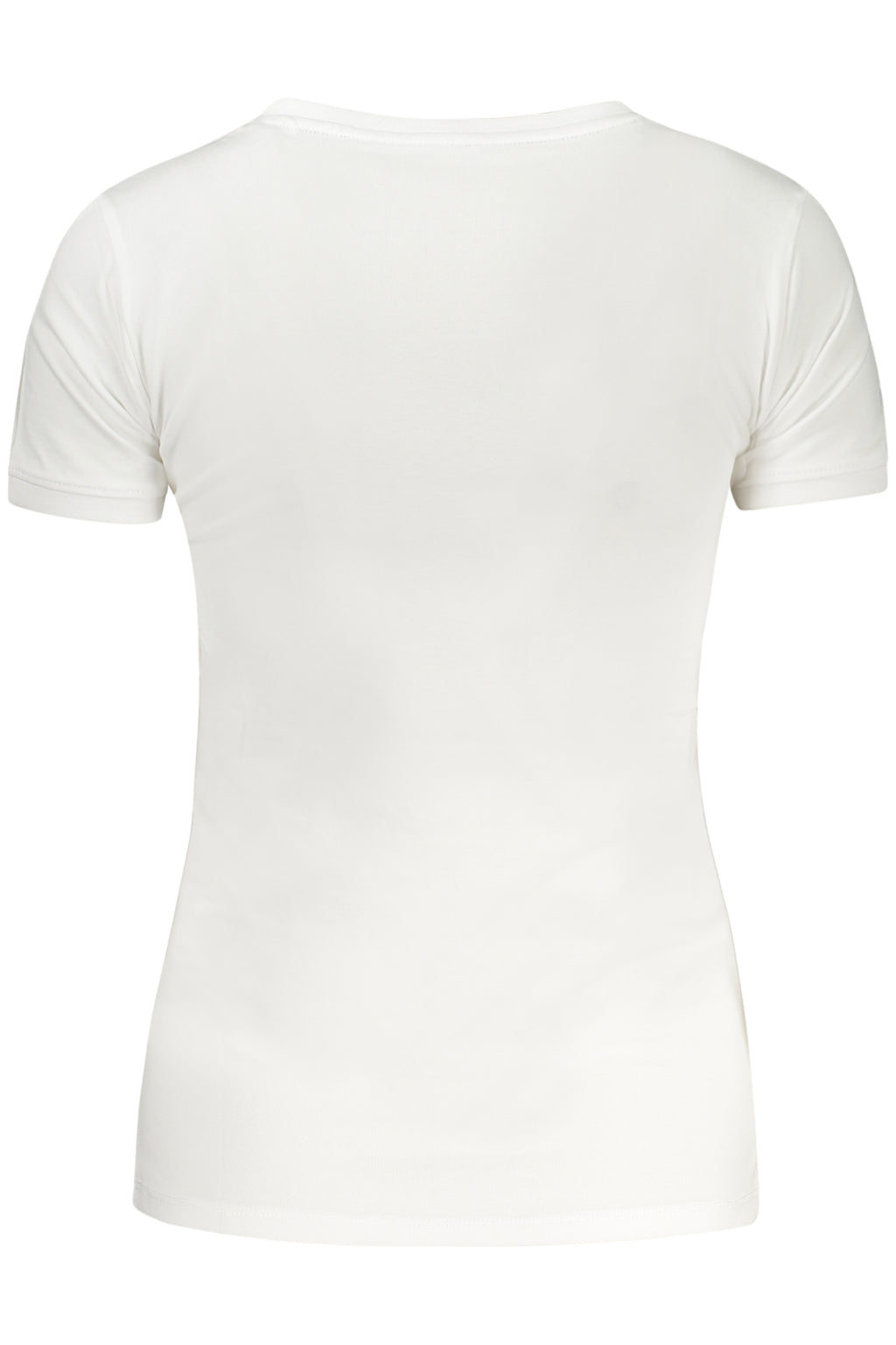 GUESS JEANS T-SHIRT MANICHE CORTE DONNA BIANCO
