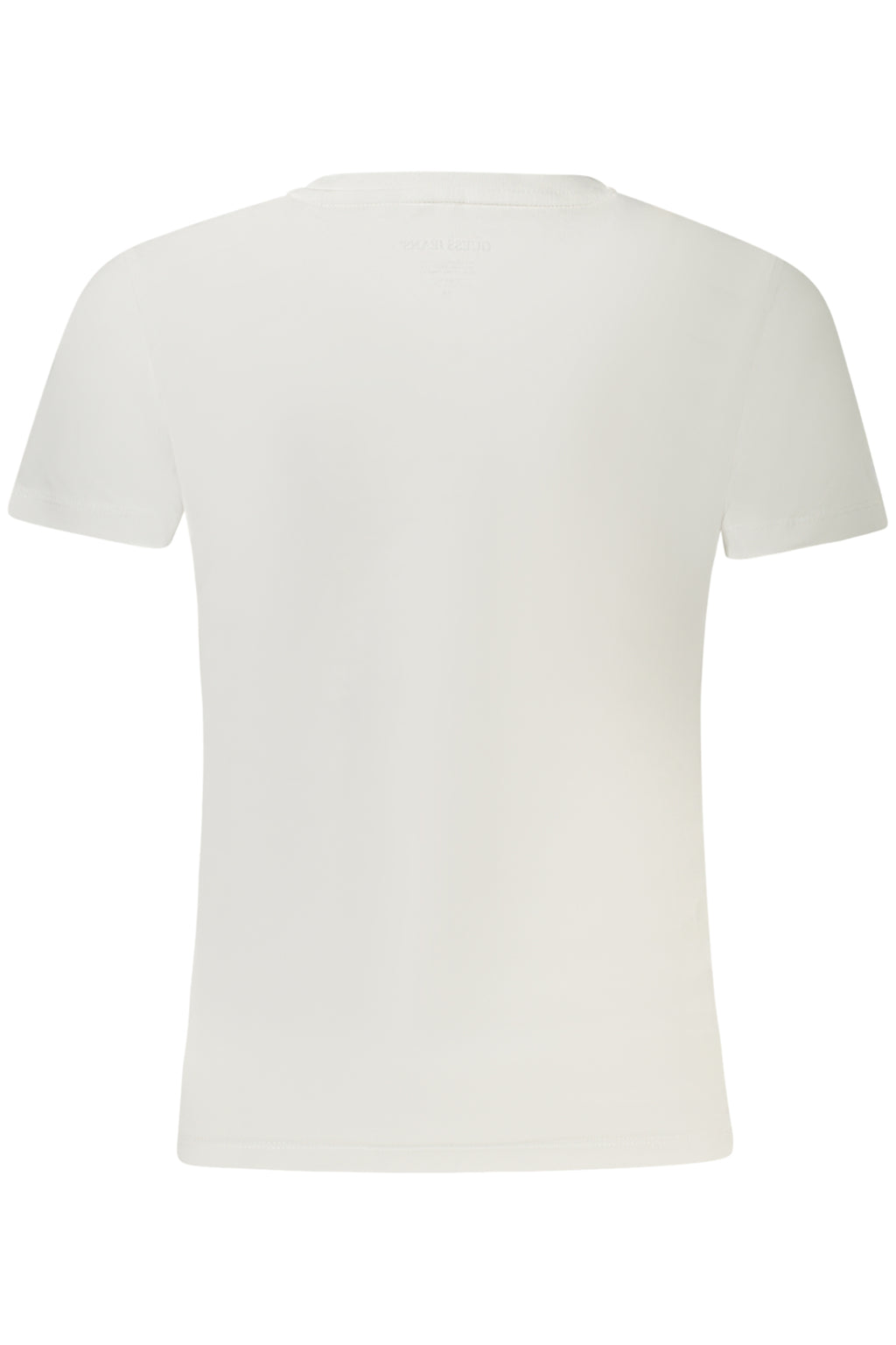 GUESS JEANS T-SHIRT MANICHE CORTE DONNA BIANCO