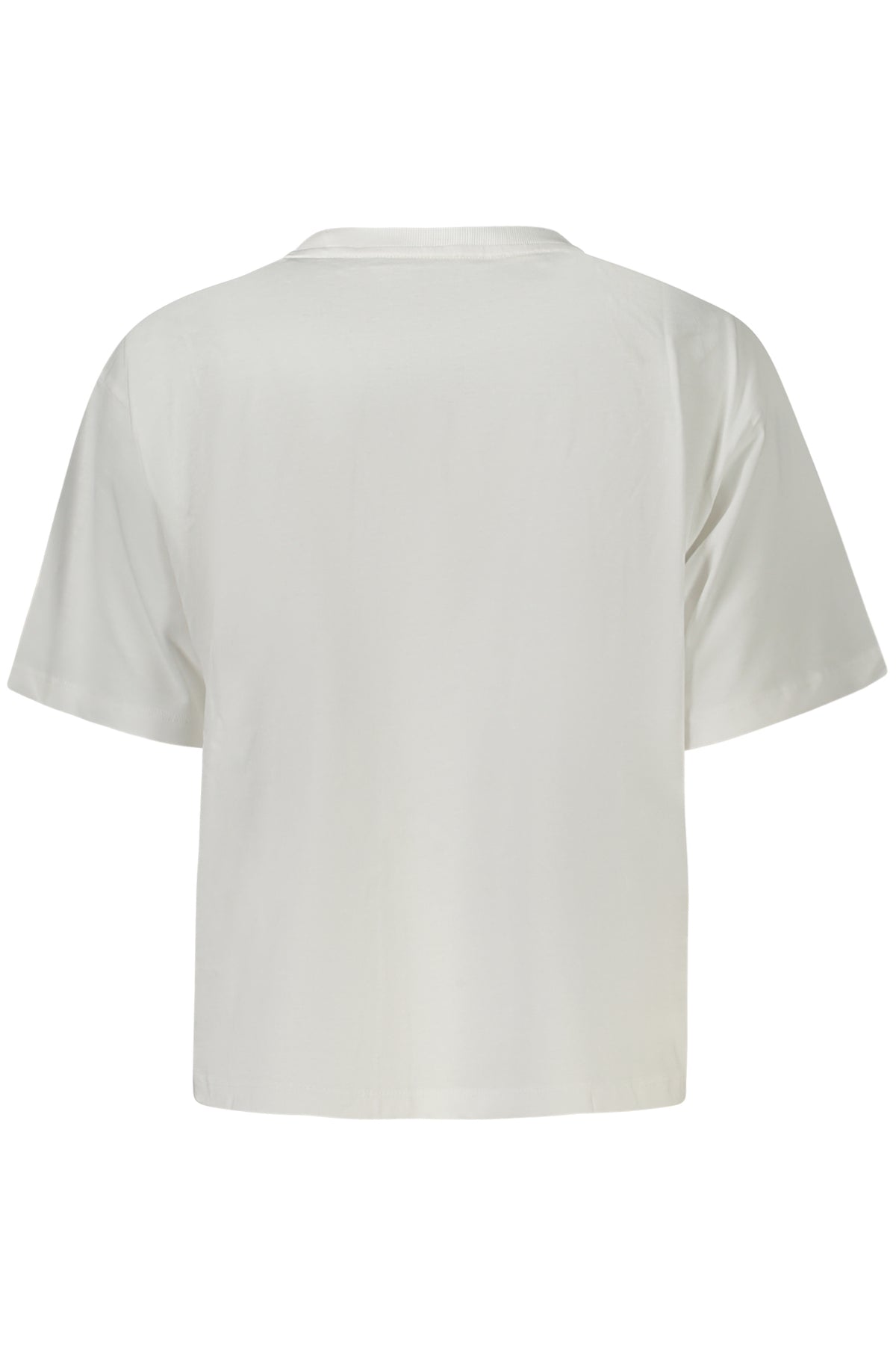 GUESS JEANS T-SHIRT MANICHE CORTE DONNA BIANCO