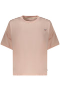GUESS JEANS T-SHIRT MANICHE CORTE DONNA ROSA