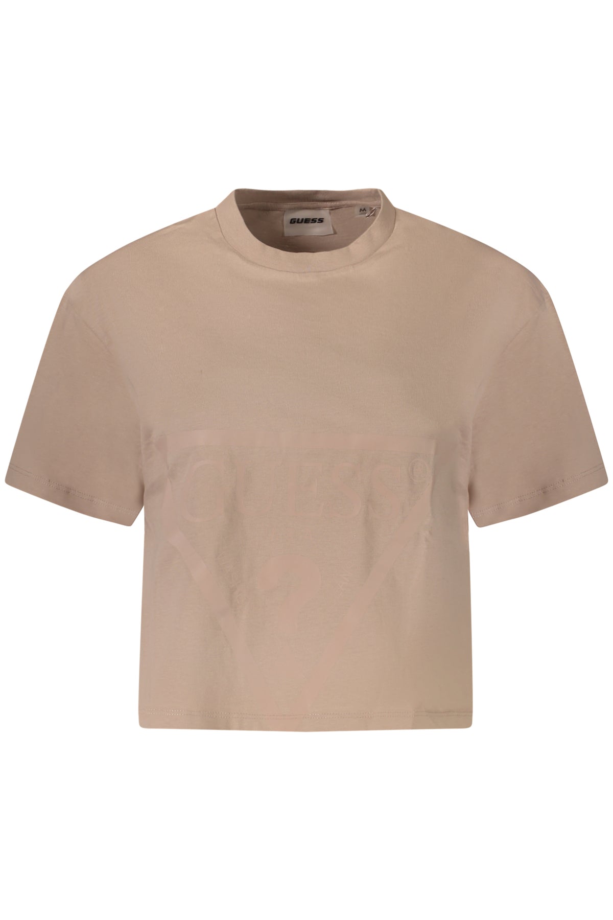 GUESS JEANS T-SHIRT MANICHE CORTE DONNA ROSA