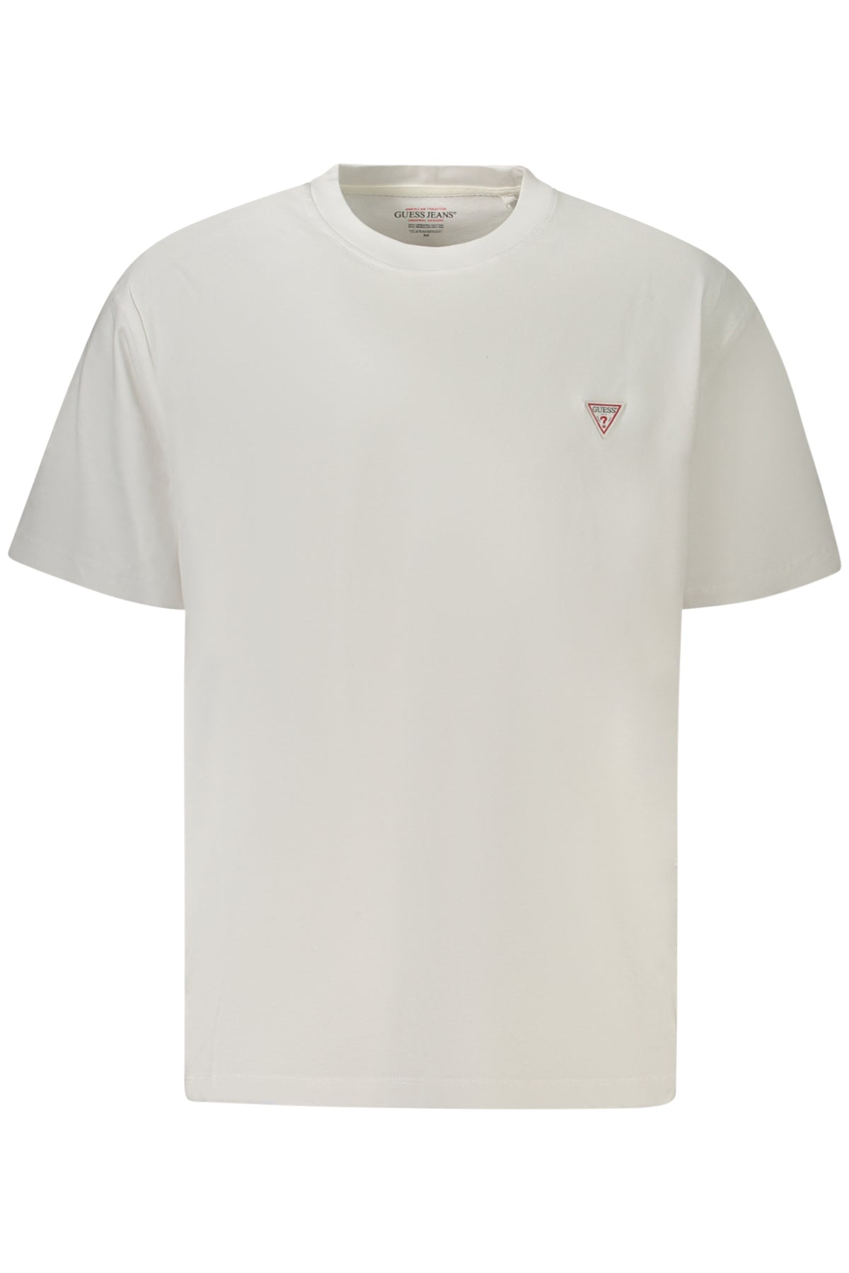 GUESS JEANS T-SHIRT MANICHE CORTE UOMO BIANCO