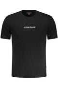 GUESS JEANS T-SHIRT MANICHE CORTE UOMO NERO