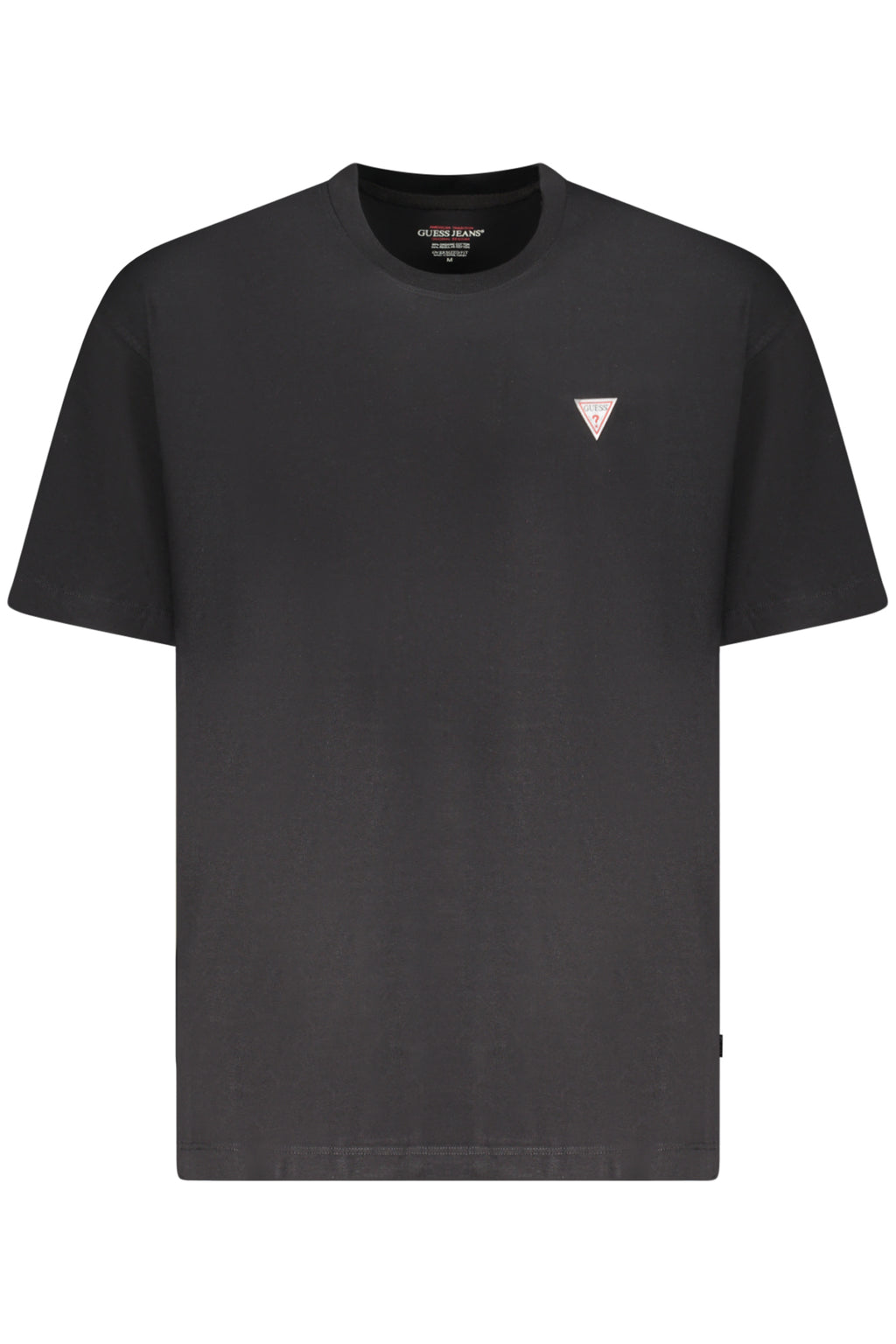 GUESS JEANS T-SHIRT MANICHE CORTE UOMO NERO