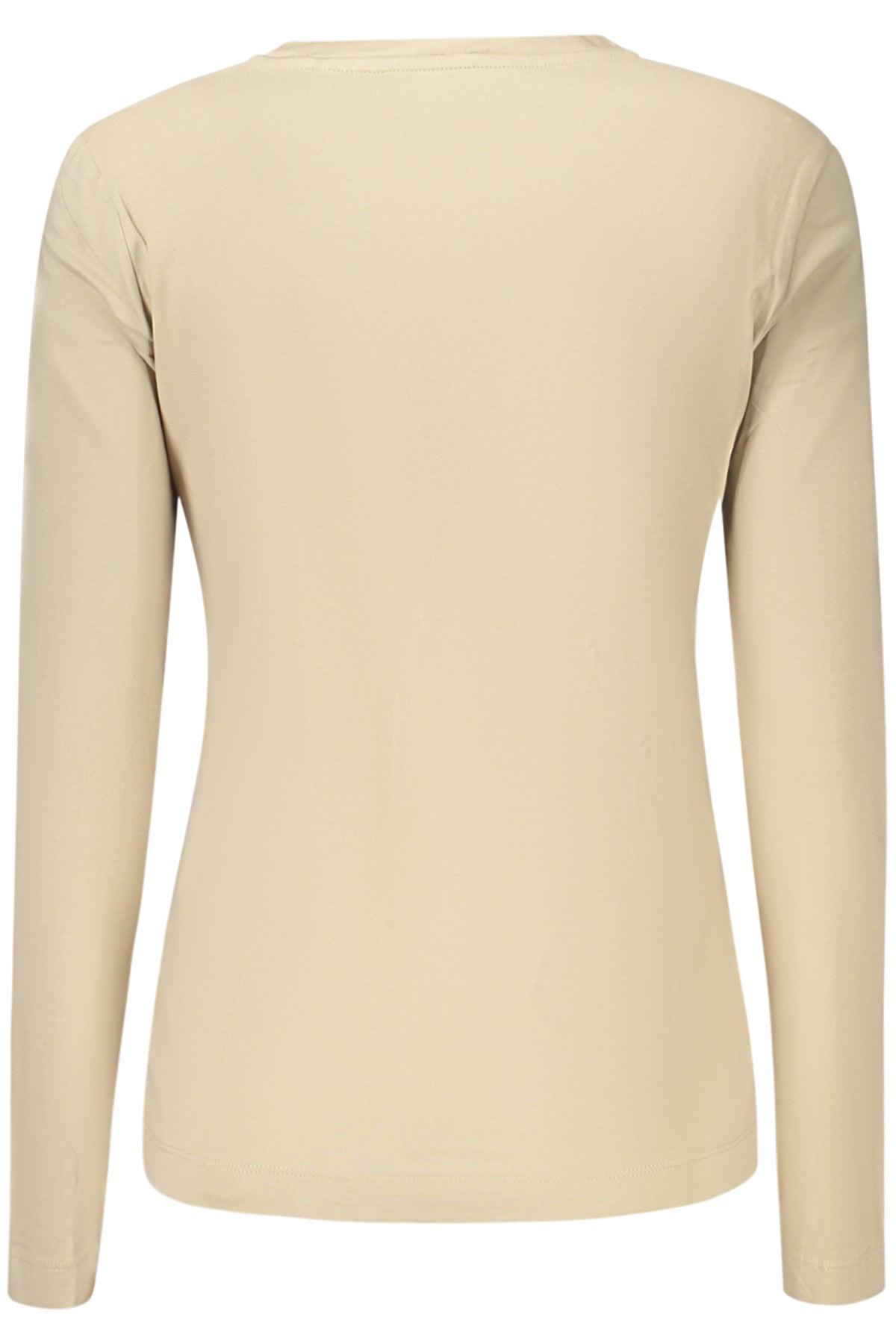 GUESS JEANS T-SHIRT MANICHE LUNGHE DONNA BEIGE