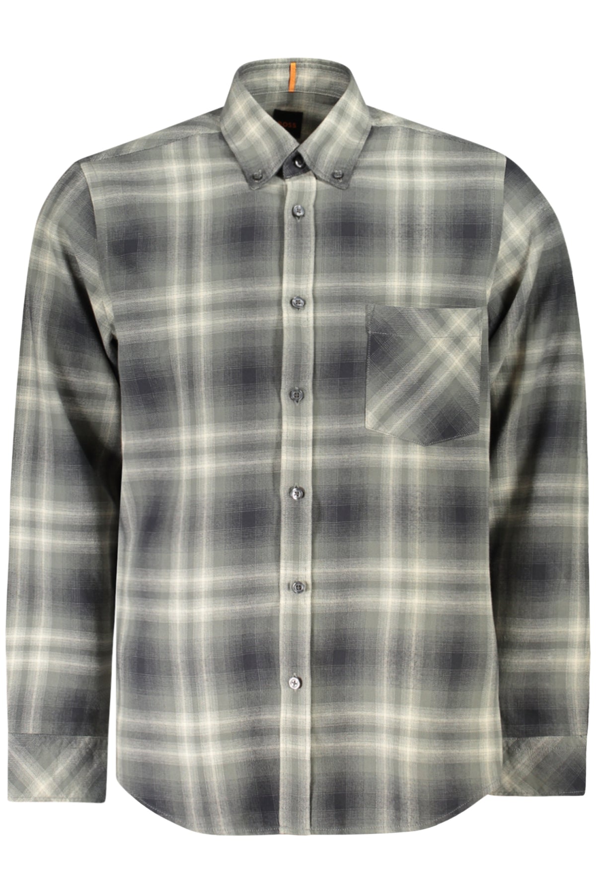 HUGO BOSS CAMICIA MANICHE LUNGHE UOMO VERDE