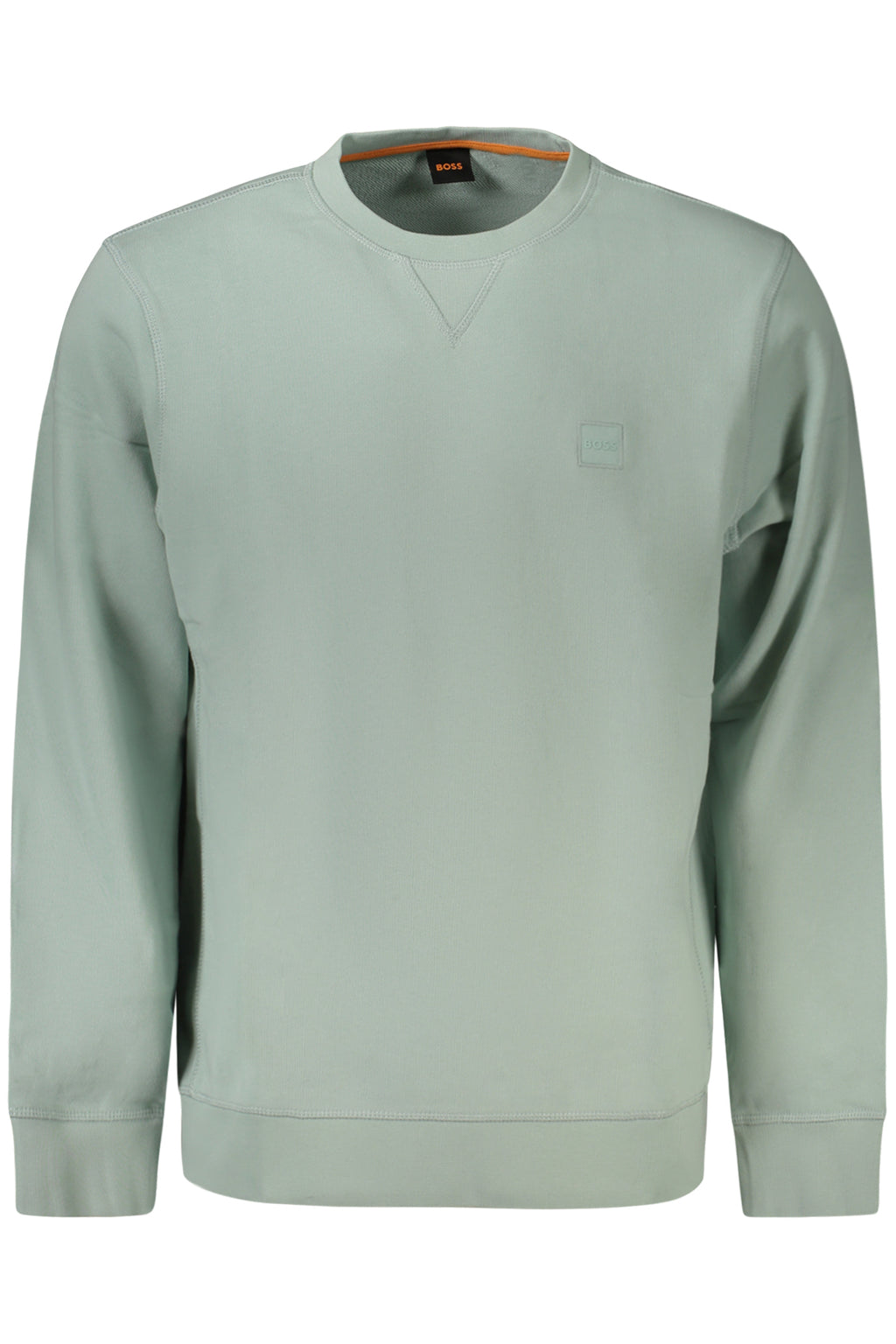 HUGO BOSS FELPA SENZA ZIP UOMO VERDE