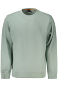 HUGO BOSS FELPA SENZA ZIP UOMO VERDE