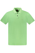 HUGO BOSS POLO MANICHE CORTE UOMO VERDE