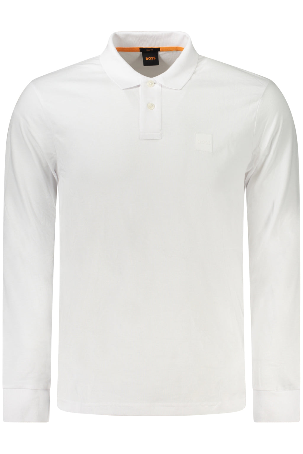 HUGO BOSS POLO MANICHE LUNGHE UOMO BIANCO