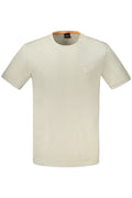 HUGO BOSS T-SHIRT MANICHE CORTE UOMO BEIGE