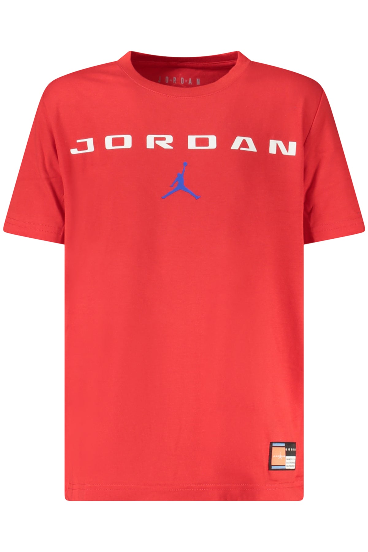 JORDAN T-SHIRT MANICHE CORTE BAMBINO ROSSO