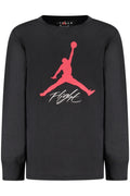 JORDAN T-SHIRT MANICHE LUNGHE BAMBINO NERO