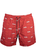 KARL LAGERFELD BEACHWEAR COSTUME PARTE SOTTO UOMO ROSSO