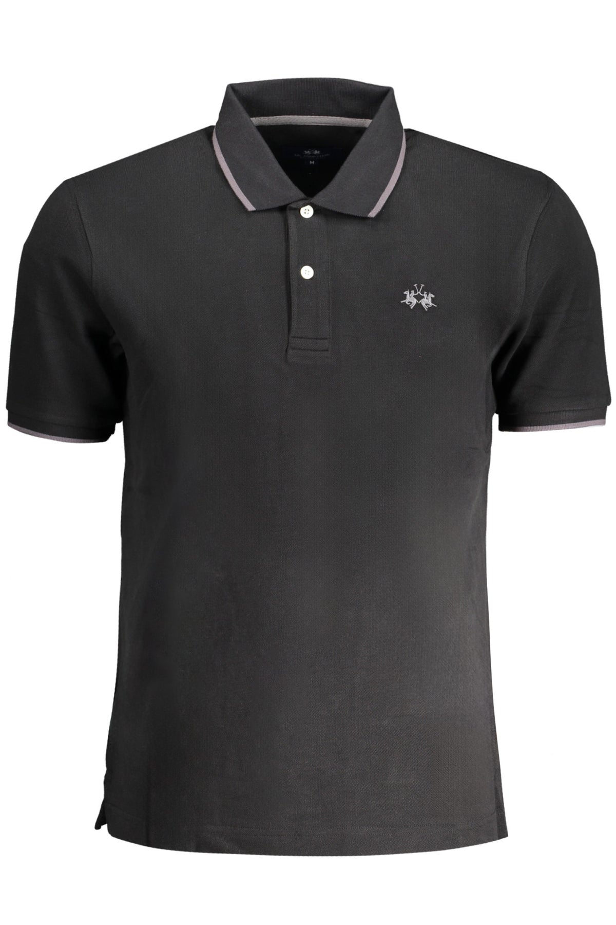 LA MARTINA POLO MANICHE CORTE UOMO NERO