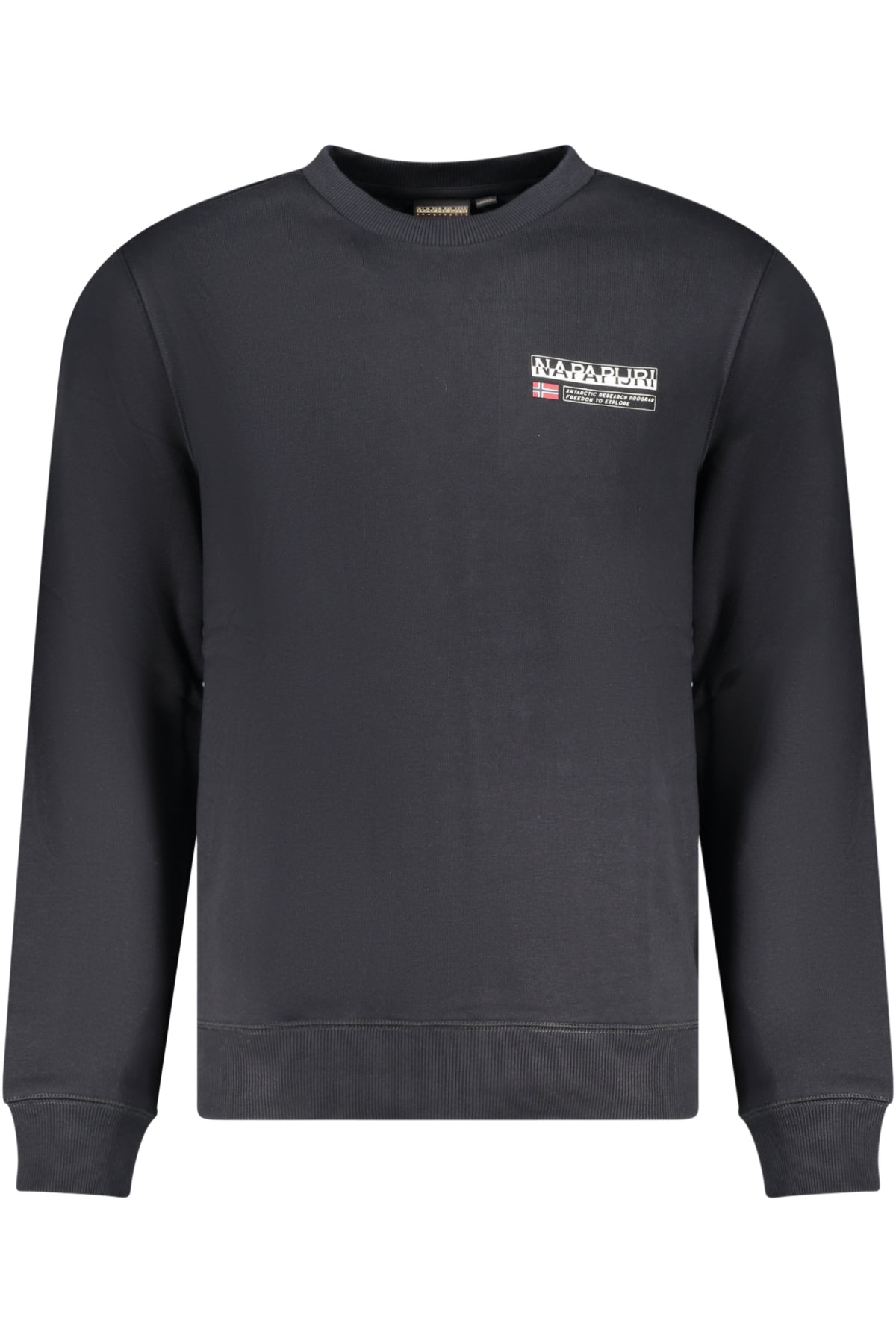 NAPAPIJRI FELPA SENZA ZIP UOMO NERO