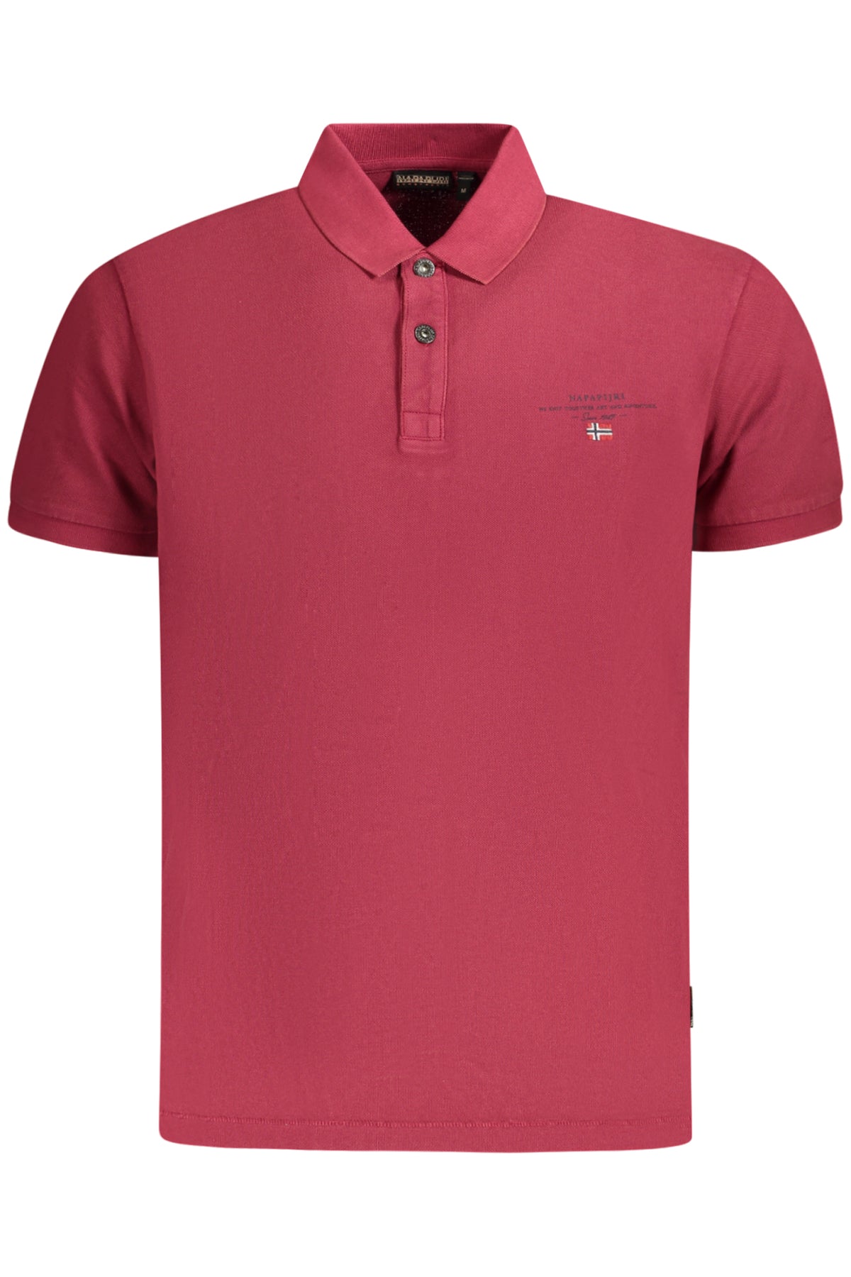 NAPAPIJRI POLO MANICHE CORTE UOMO ROSSO