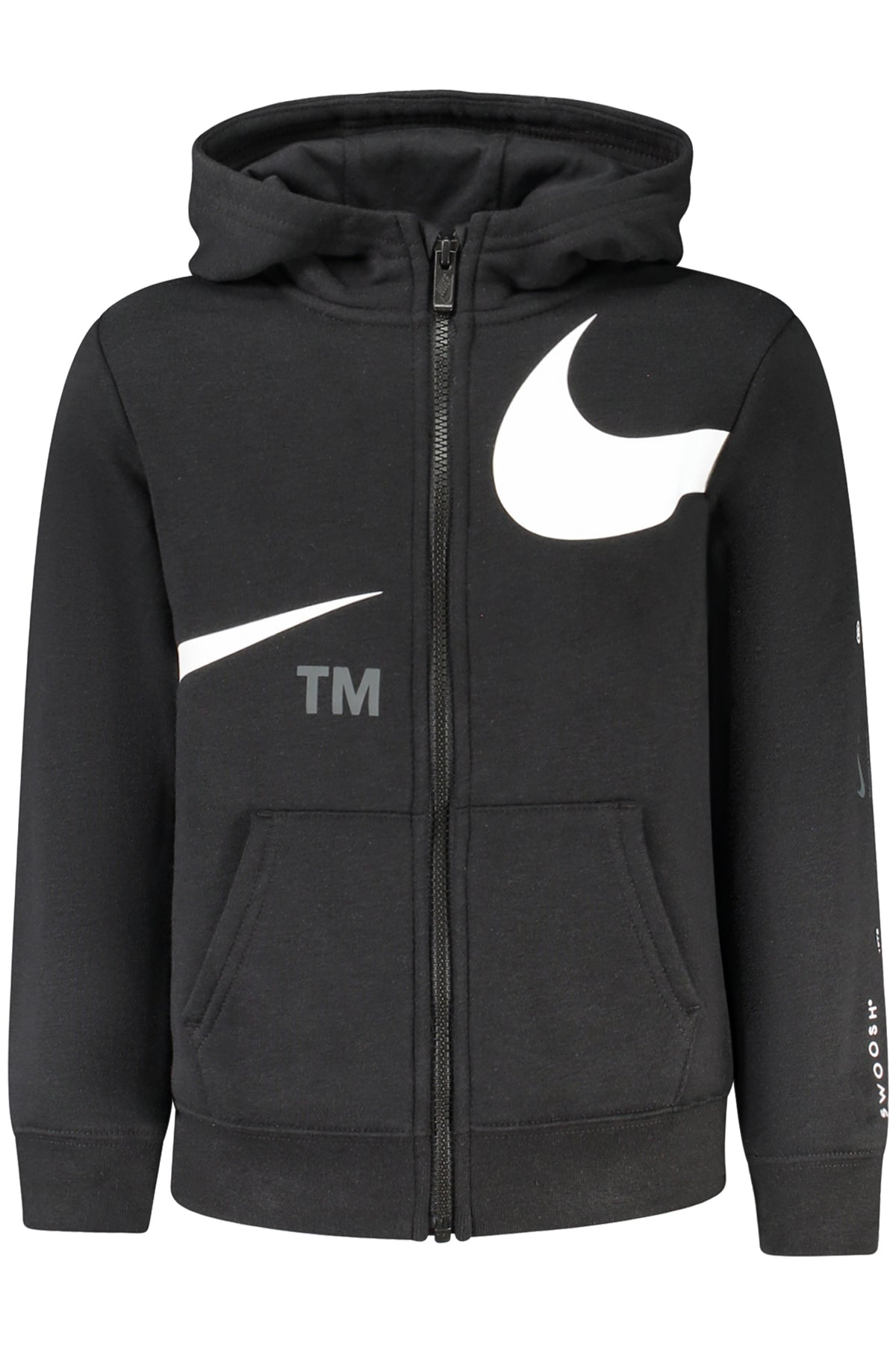 NIKE FELPA CON ZIP BAMBINO NERO