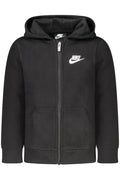 NIKE FELPA CON ZIP BAMBINO NERO