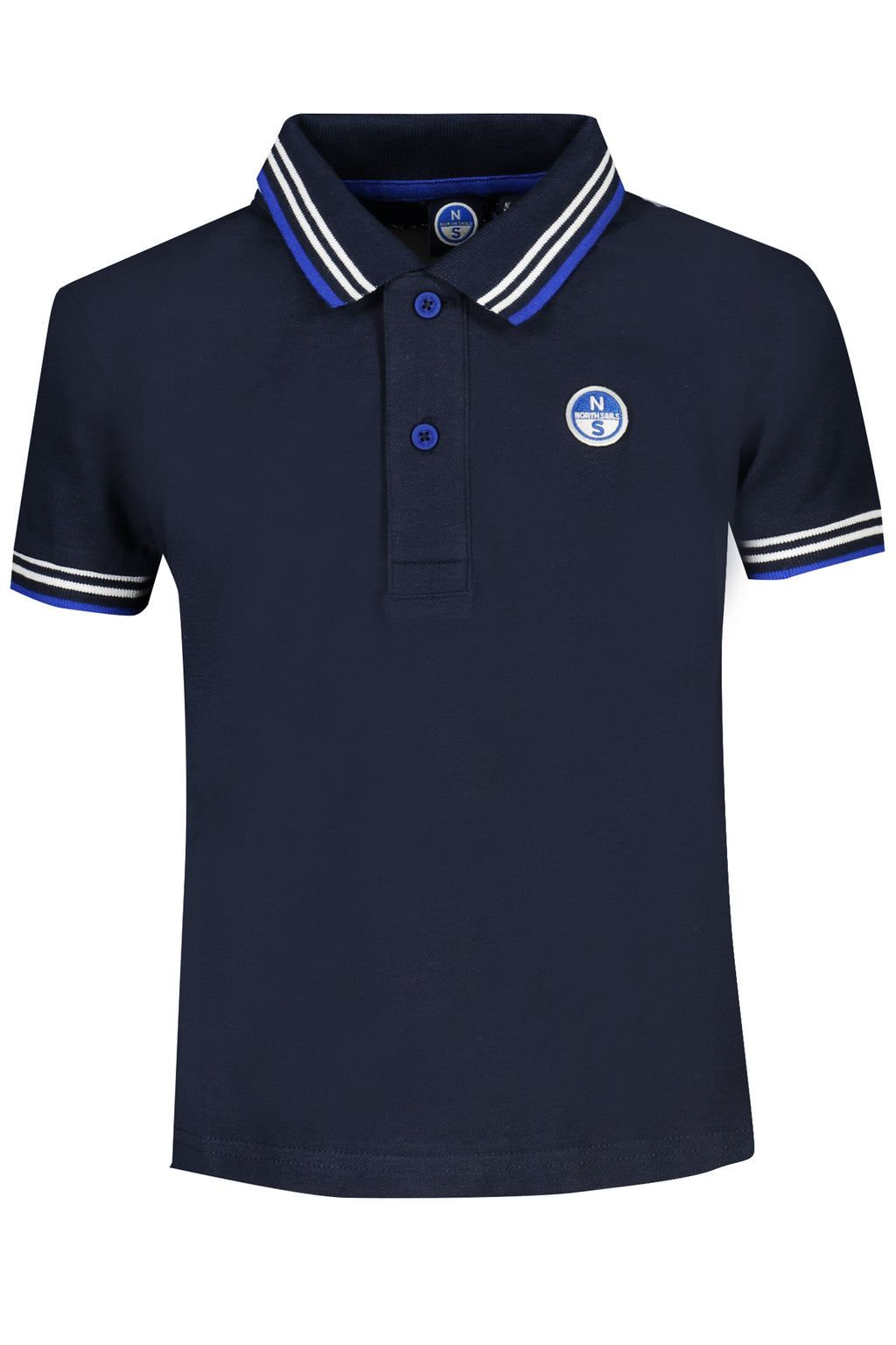 NORTH SAILS POLO MANICHE CORTE BAMBINO BLU