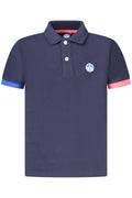 NORTH SAILS POLO MANICHE CORTE BAMBINO BLU