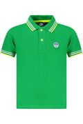 NORTH SAILS POLO MANICHE CORTE BAMBINO VERDE