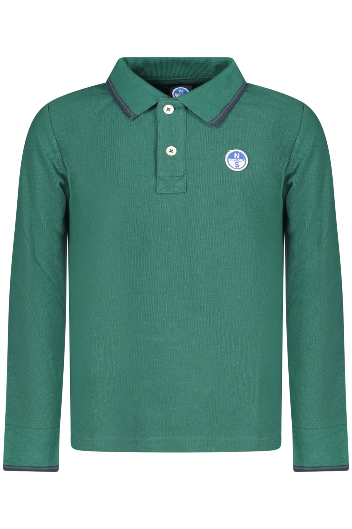 NORTH SAILS POLO MANICHE LUNGHE BAMBINO VERDE