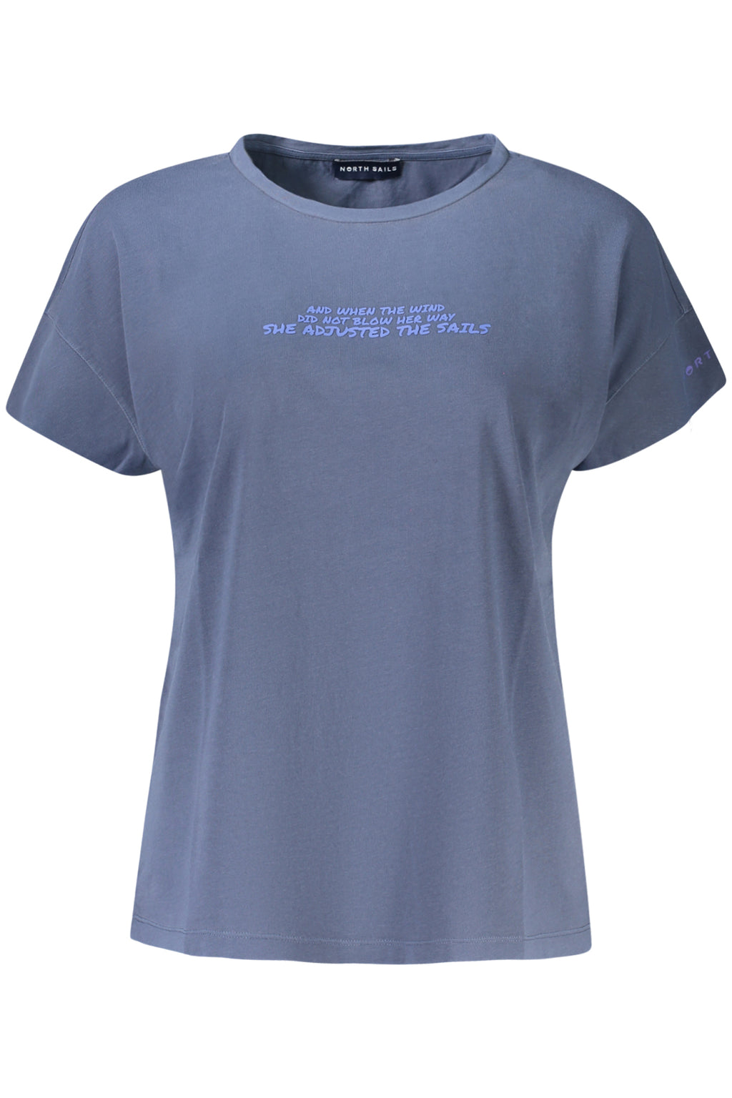 NORTH SAILS T-SHIRT MANICHE CORTE DONNA BLU