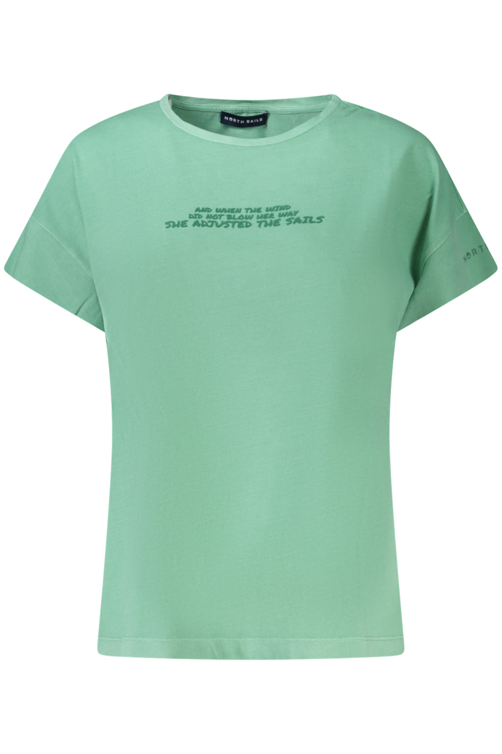 NORTH SAILS T-SHIRT MANICHE CORTE DONNA VERDE