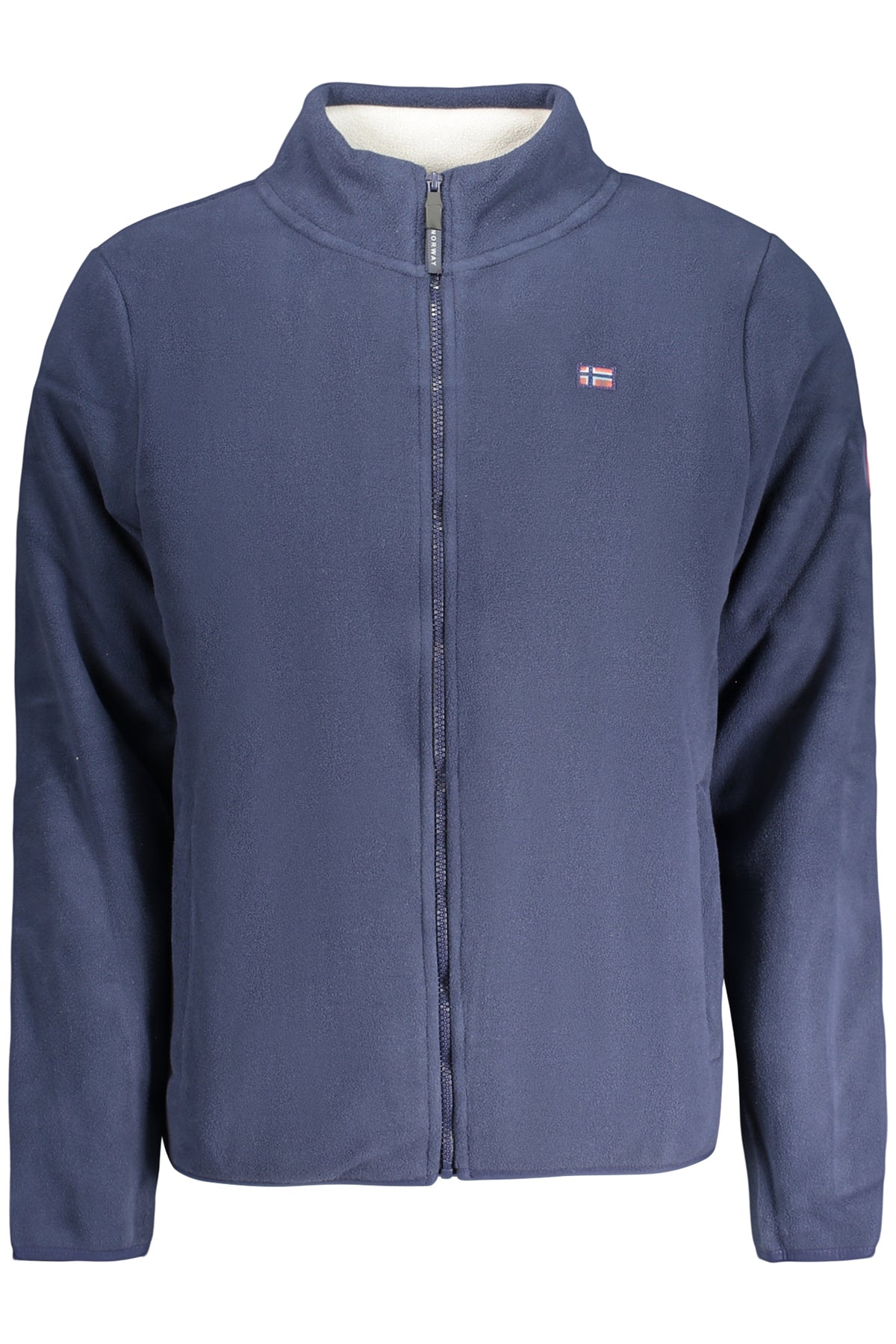 NORWAY 1963 FELPA CON ZIP UOMO BLU