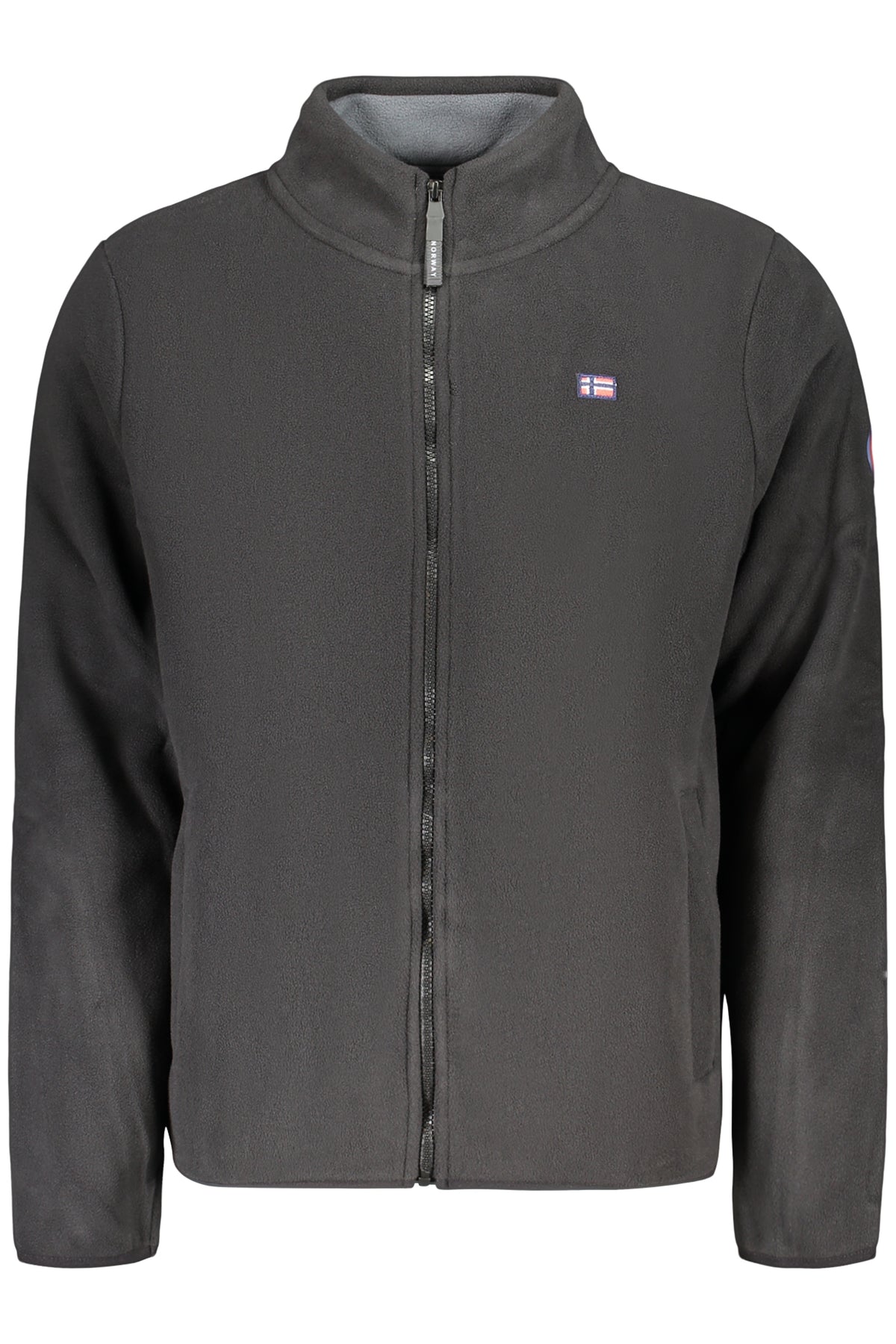 NORWAY 1963 FELPA CON ZIP UOMO NERO