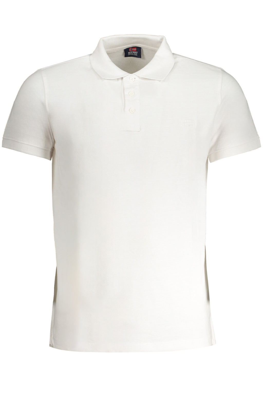 NORWAY 1963 POLO MANICHE CORTE UOMO BIANCO