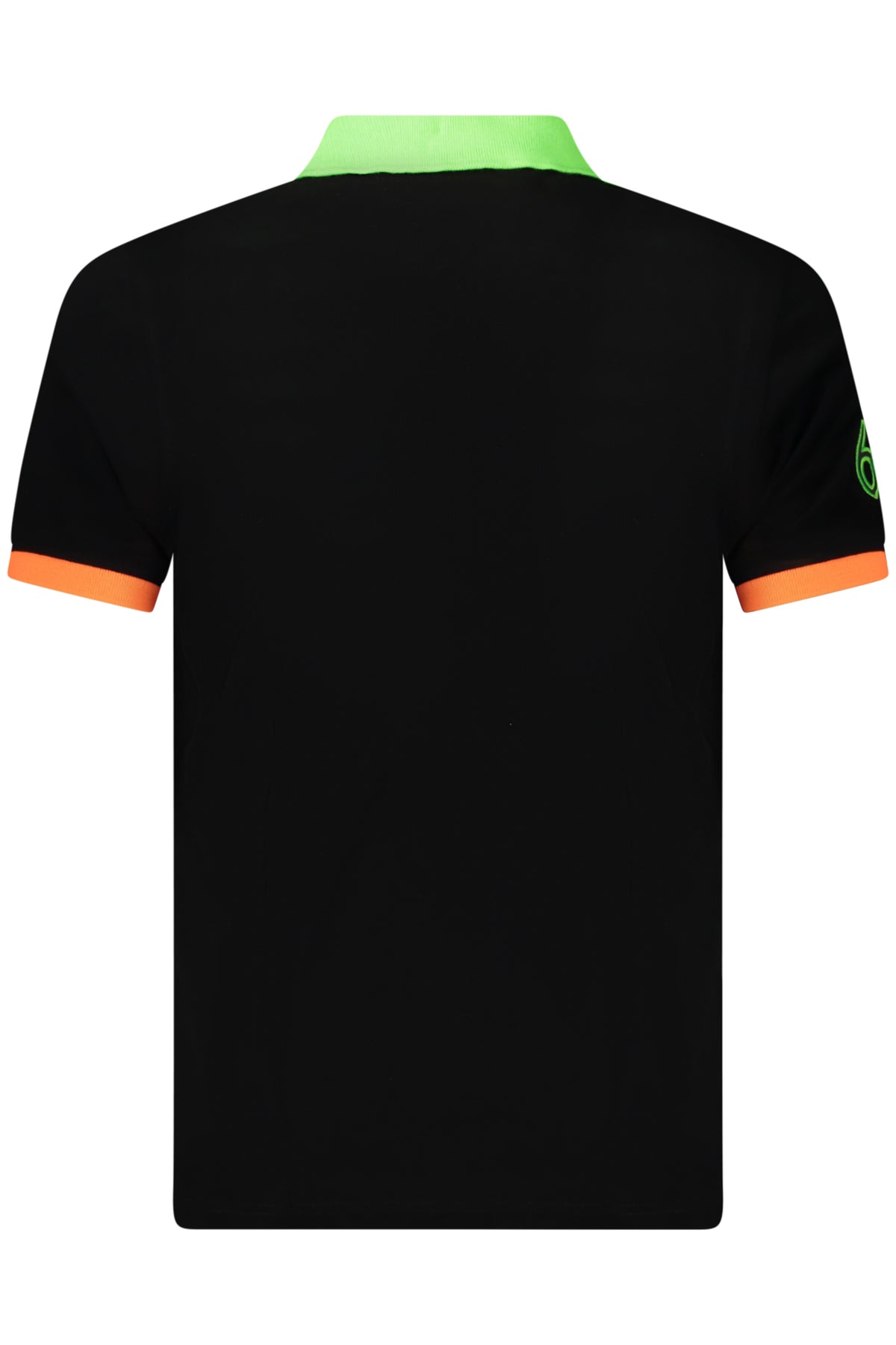 NORWAY 1963 POLO MANICHE CORTE UOMO NERO