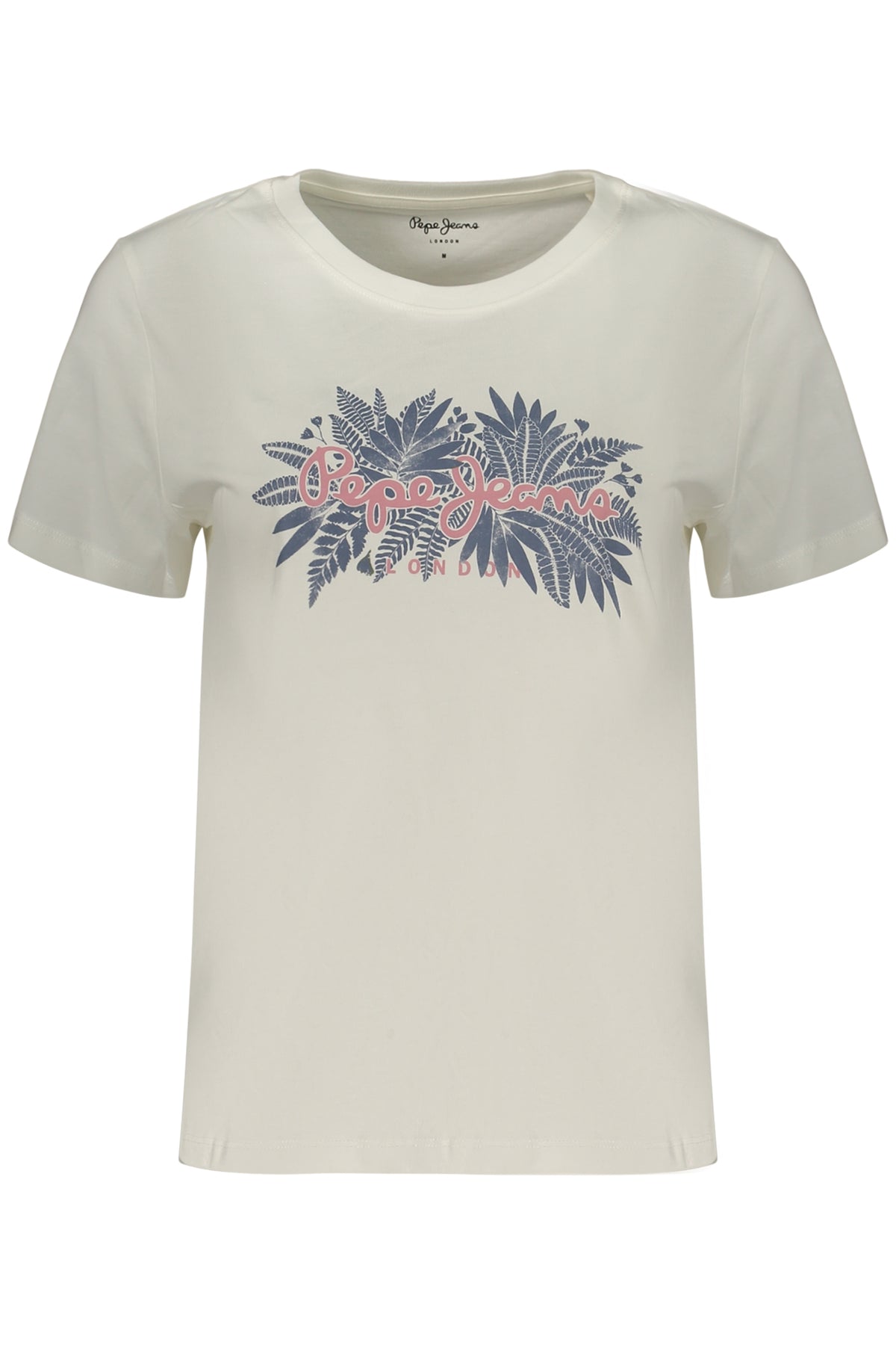 PEPE JEANS T-SHIRT MANICHE CORTE DONNA BIANCO