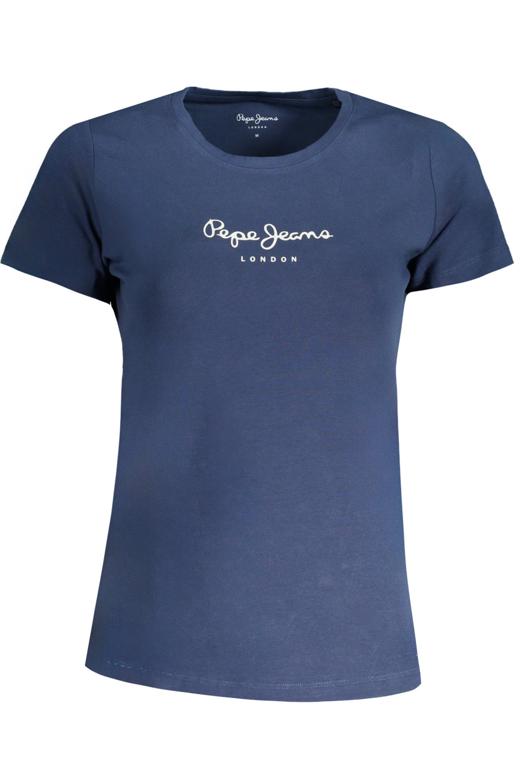 PEPE JEANS T-SHIRT MANICHE CORTE DONNA BLU