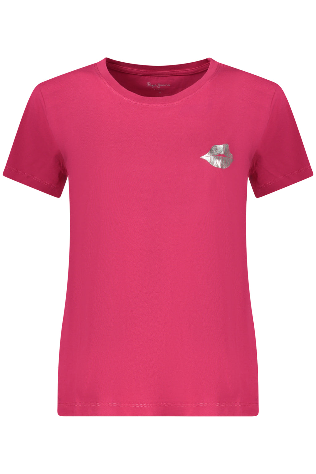 PEPE JEANS T-SHIRT MANICHE CORTE DONNA ROSSO