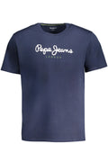 PEPE JEANS T-SHIRT MANICHE CORTE UOMO BLU