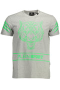 PLEIN SPORT T-SHIRT MANICHE CORTE UOMO GRIGIO
