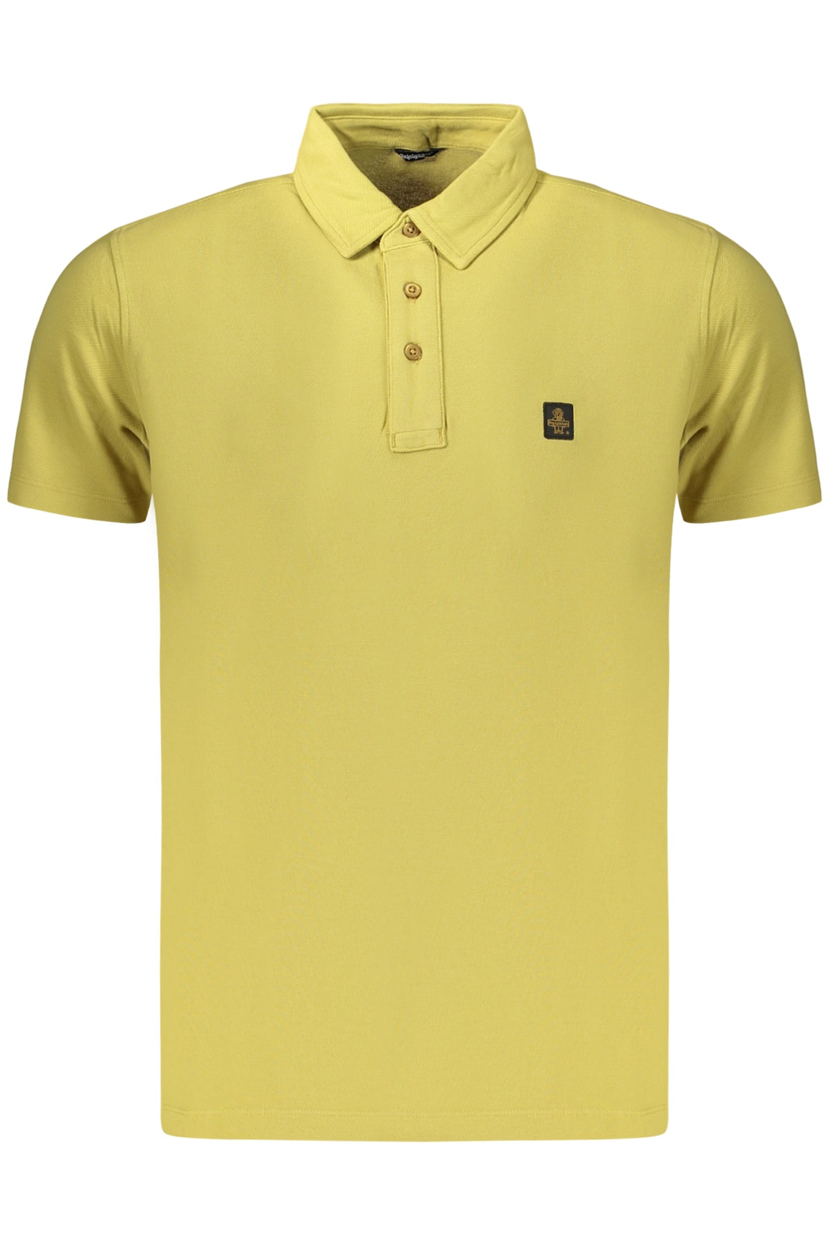 REFRIGIWEAR POLO MANICHE CORTE UOMO GIALLO