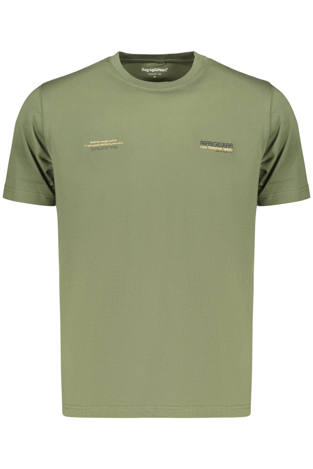 REFRIGIWEAR T-SHIRT MANICHE CORTE UOMO VERDE
