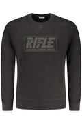 RIFLE FELPA SENZA ZIP UOMO NERO